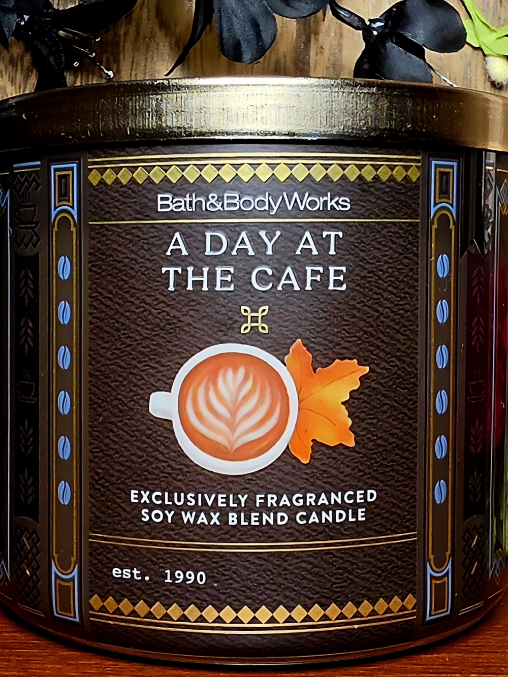 Bath & Body Works A Day at the Cafe 3-Wick Scented Candle